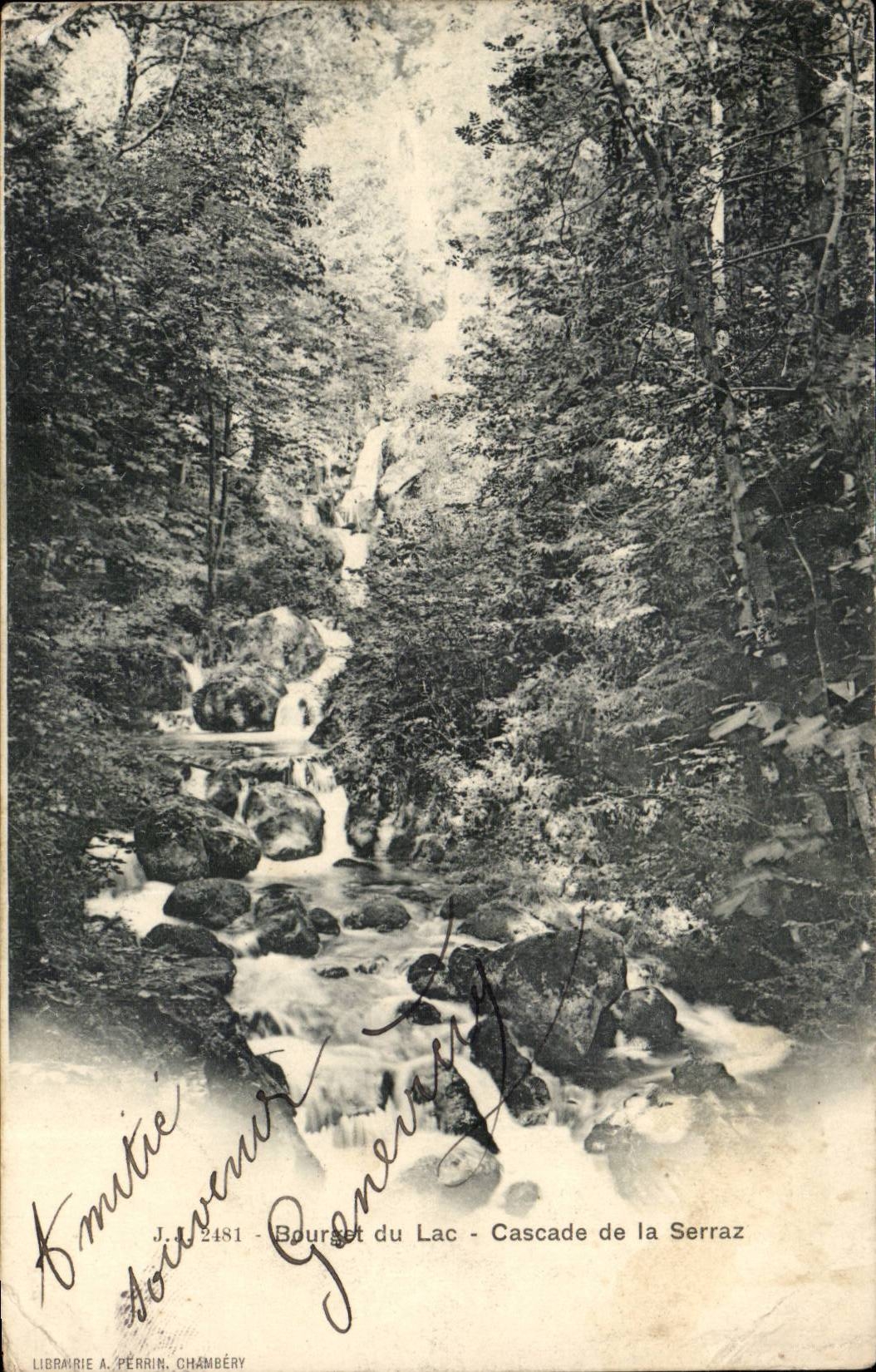 Le Bourget of the Lake - Cascade of Serraz - CPA