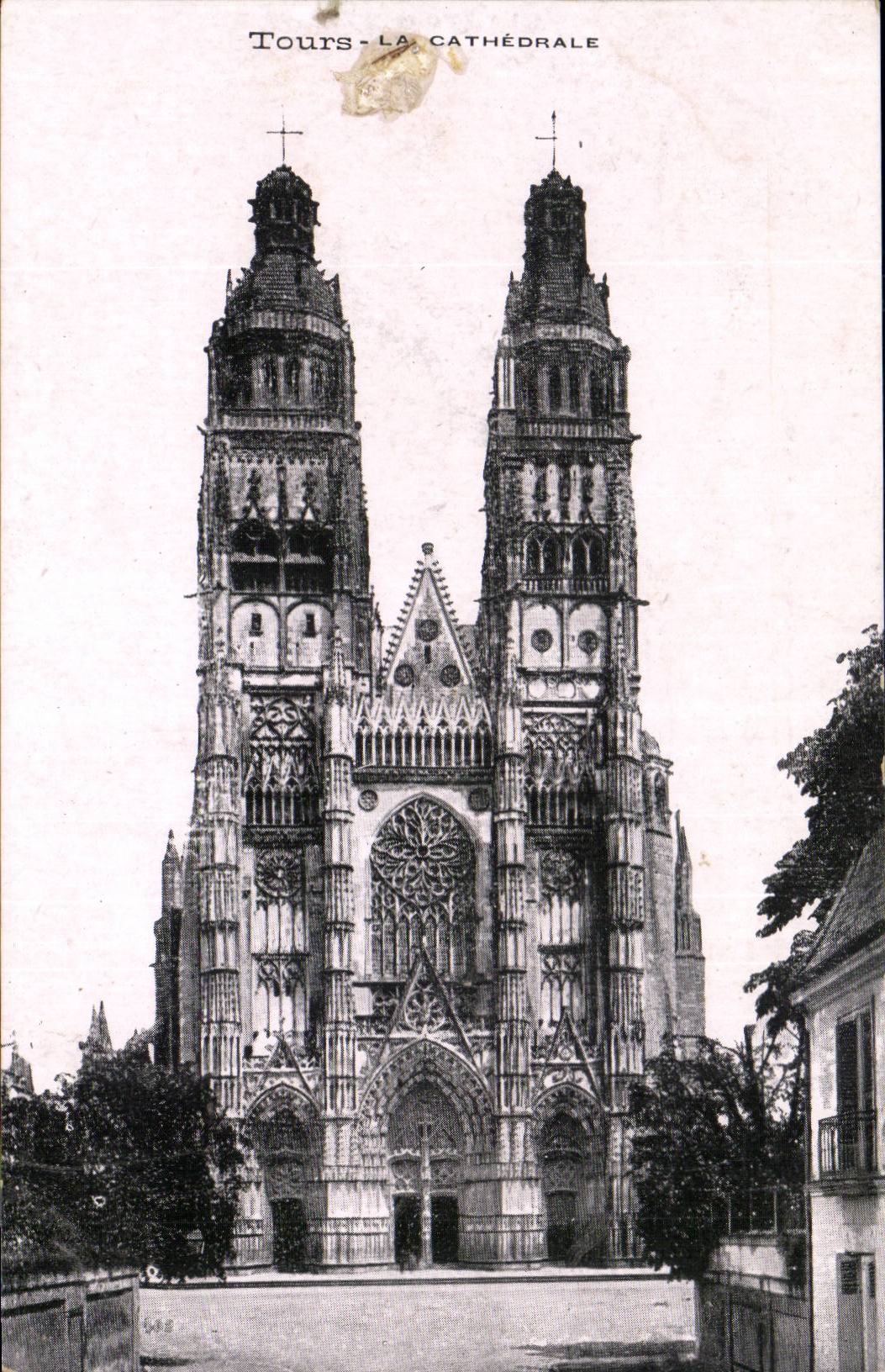 Tours - La Cathedrale - CPA 