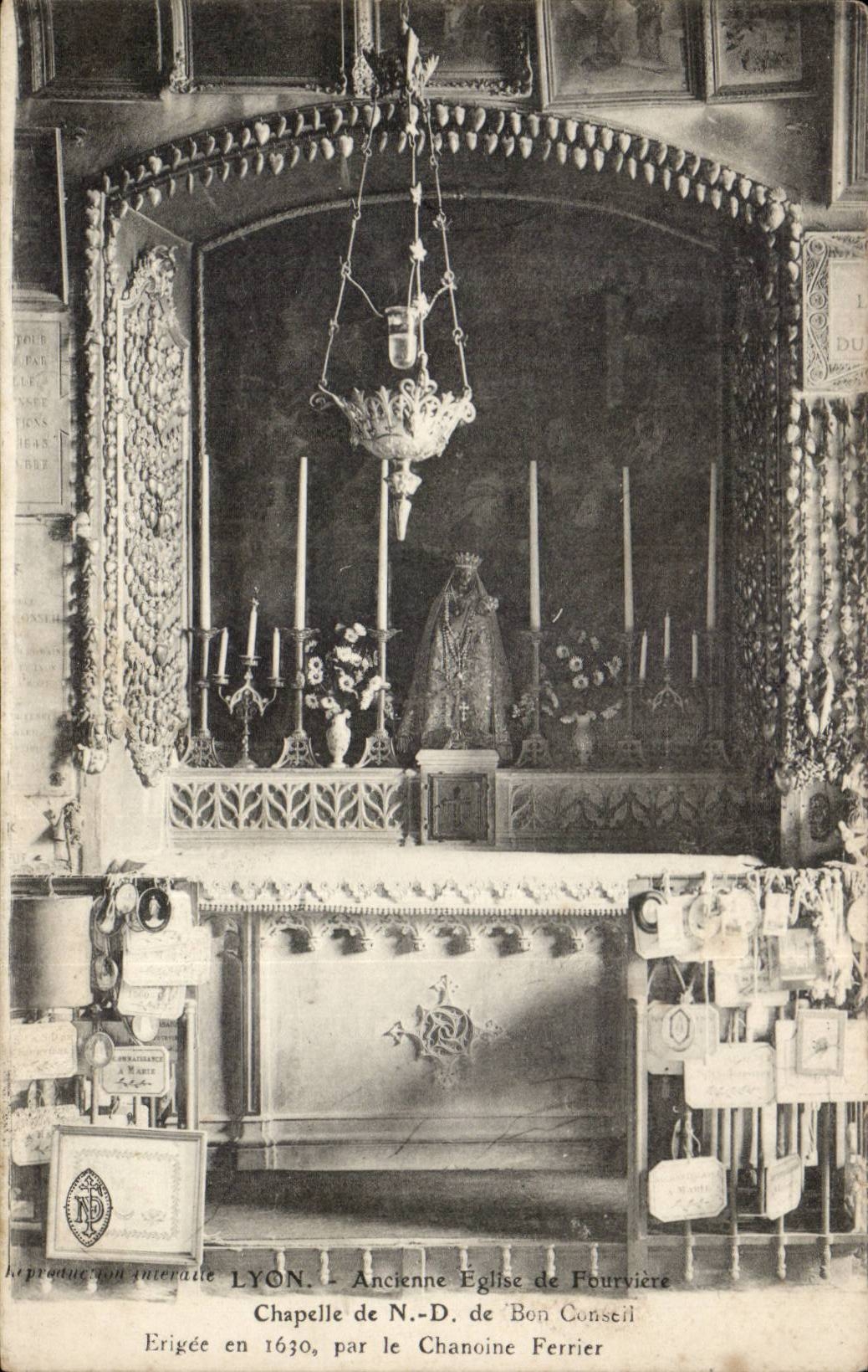 Lyon - Wolbung unserer Dame des guten Erigee Rates 1930 - CPA