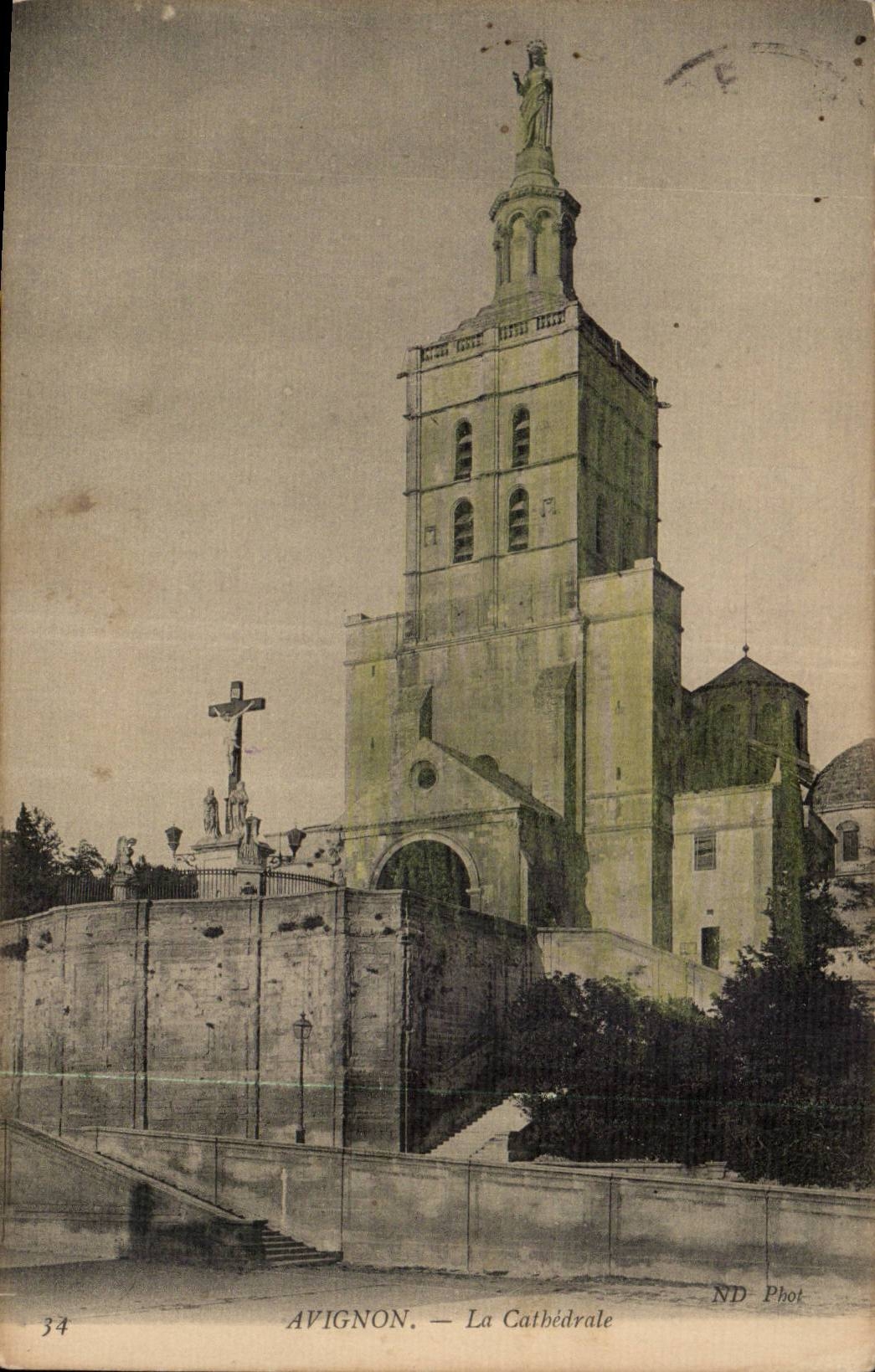 Avignon CPA die Kathedrale