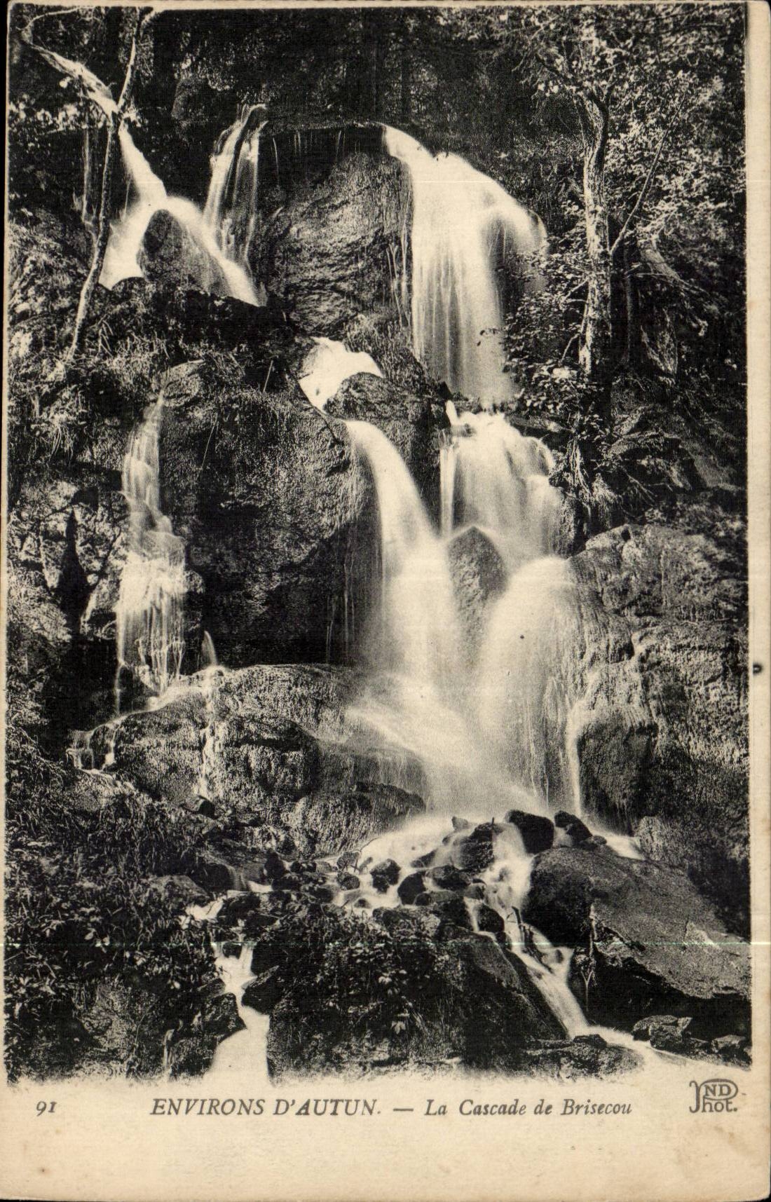 surroundings of Autun CPA the cascade of Brisecou