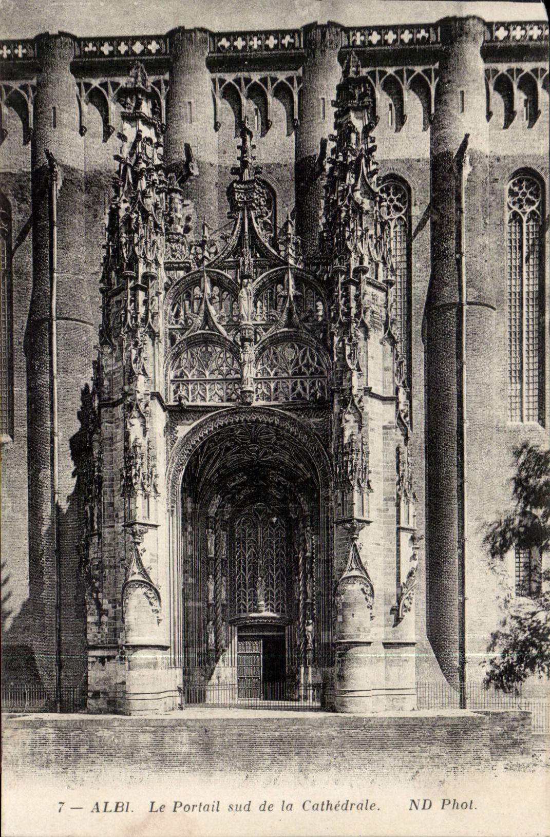 Albi CPA das sudliche Gatter der Kathedrale