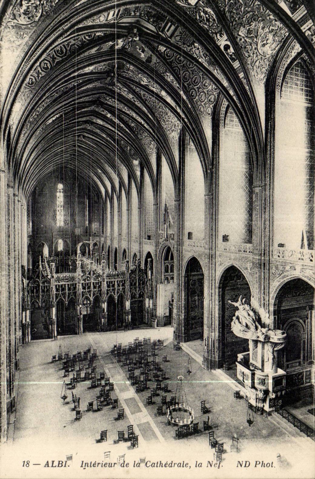 Innenalbi CPA der Kathedrale der Nave