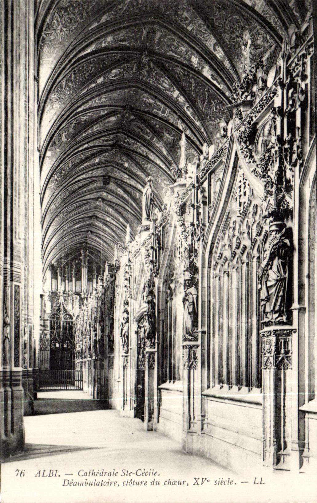 Albi CPA Cathedrale Co Cecile Deambulatoire schliesst Chor ein