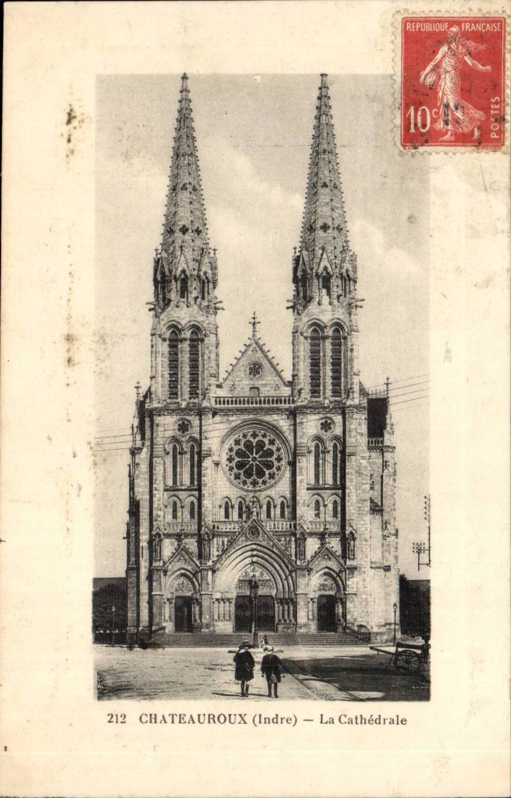 Chateauroux CPA the cathedral