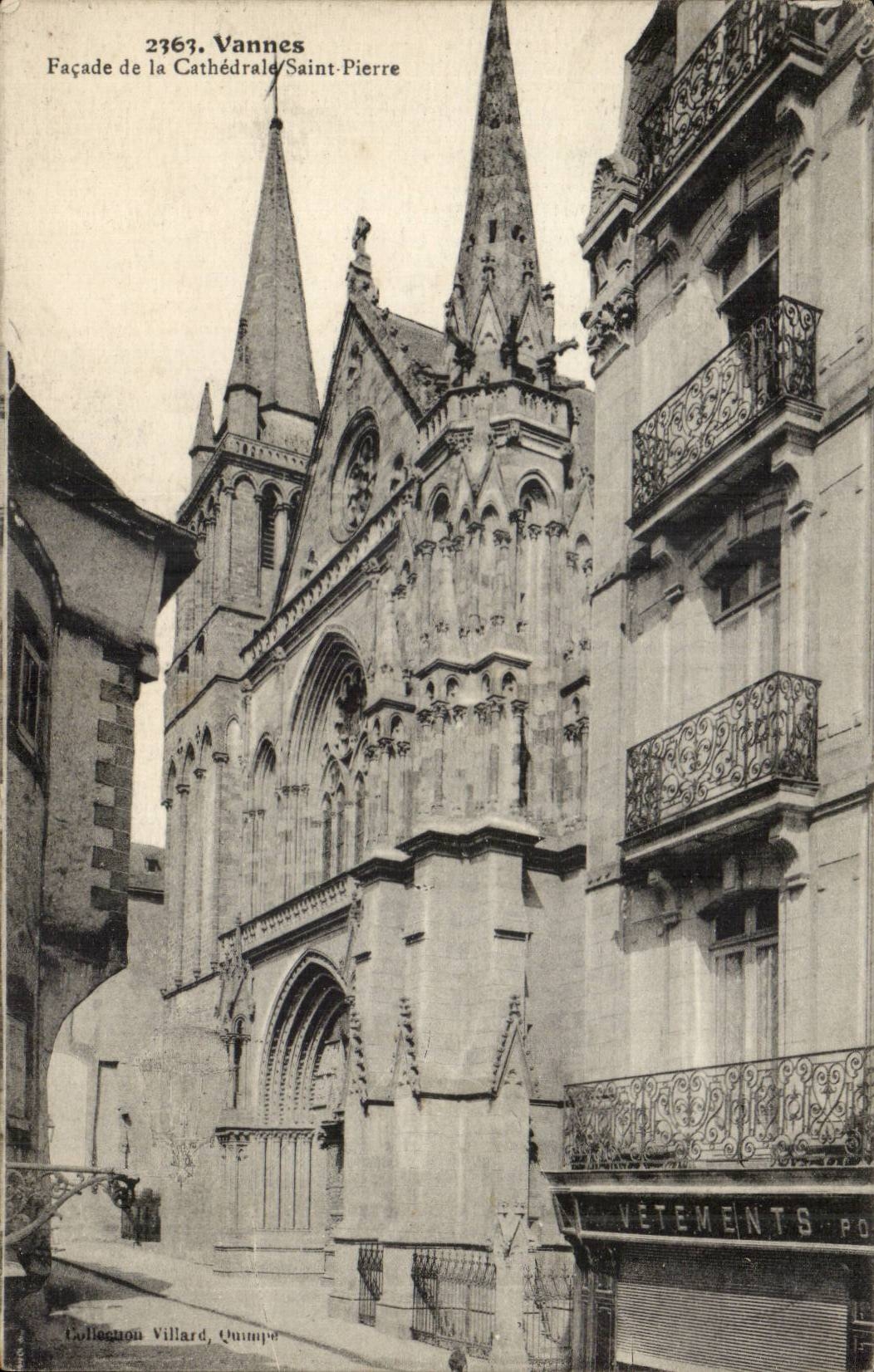 Front der Ventil-CPA des Kathedrale Saint Pierre