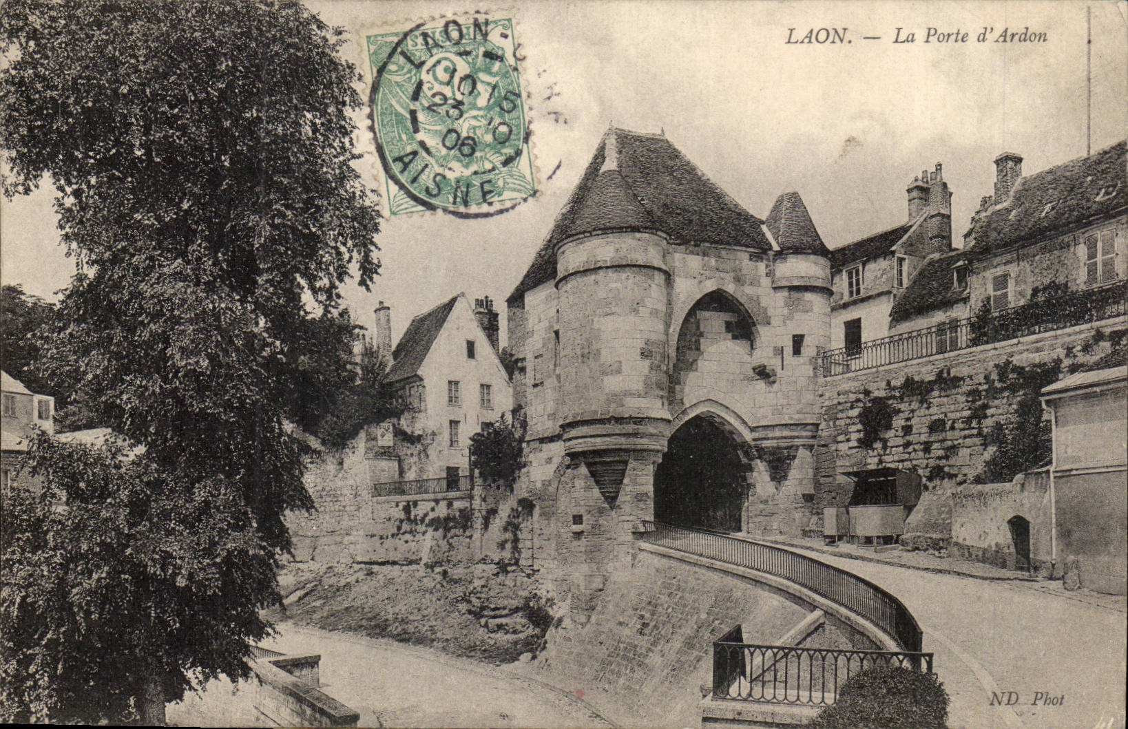 Laon - the Gate of Ardon - CPA
