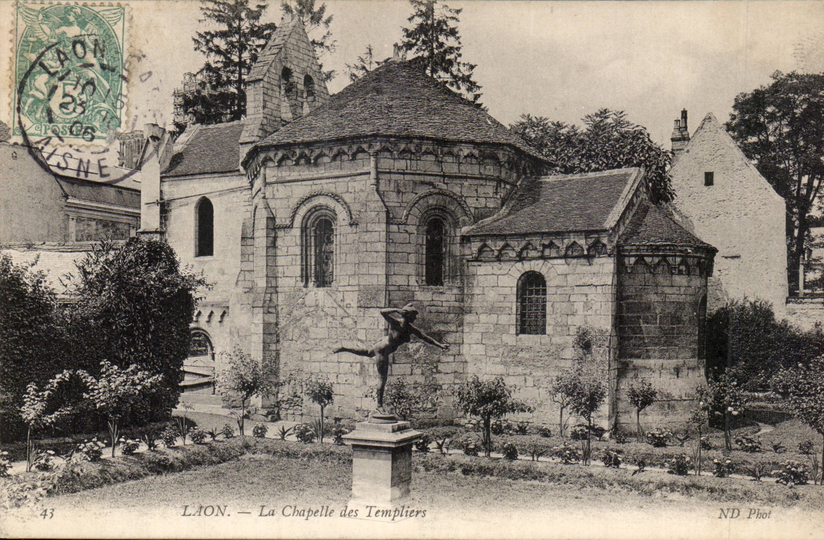 Laon - La Chapelle of Templiers - CPA