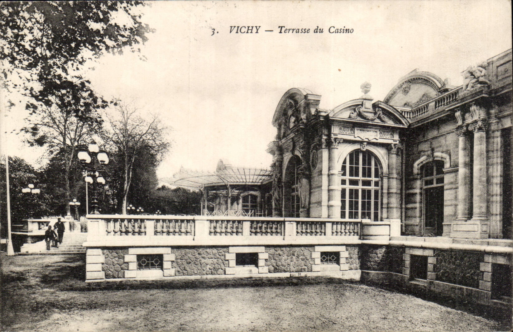 Vichy - Terrasse du Casino - CPA 