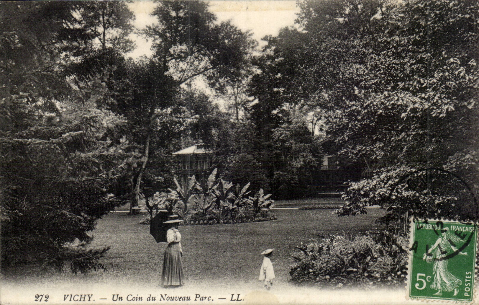Vichy - Un Coin du Nouveau Parc - CPA 