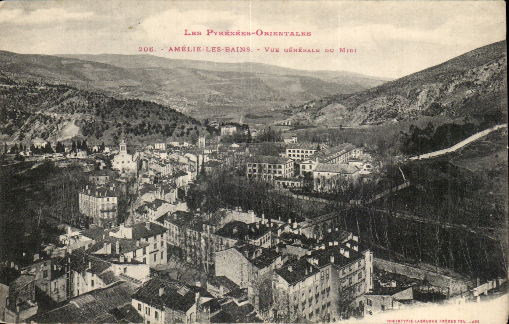 Amelie les Bains - air Sight of the South R - CPA