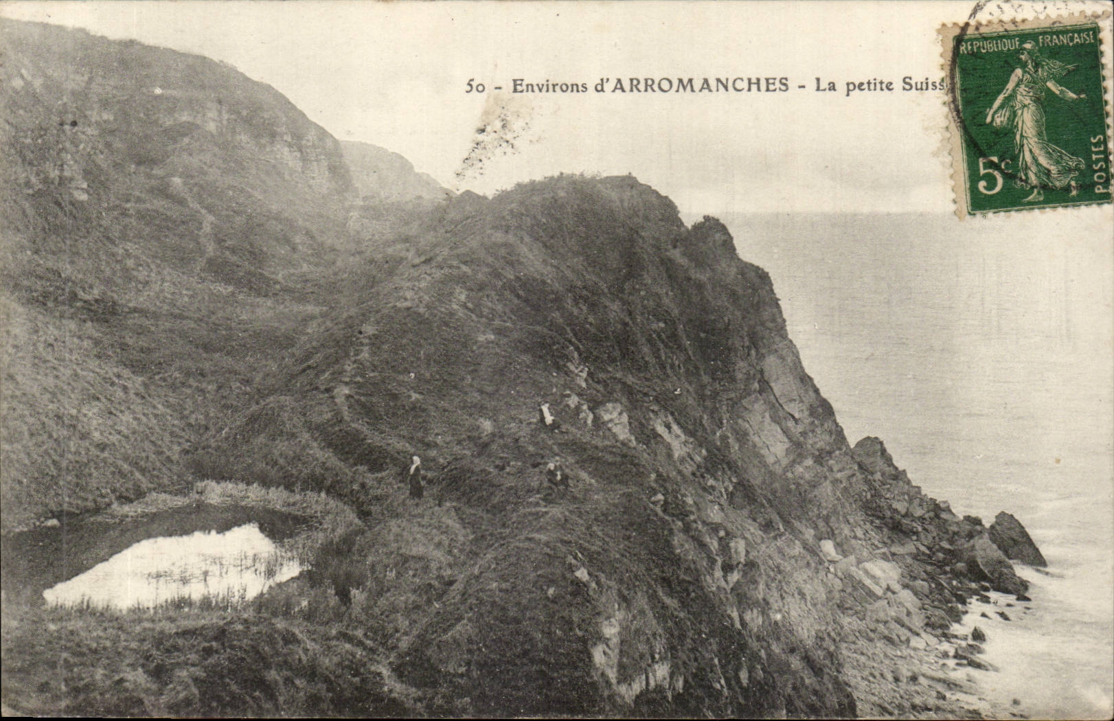 Environs d'Arromanches CPA La petite Suisse