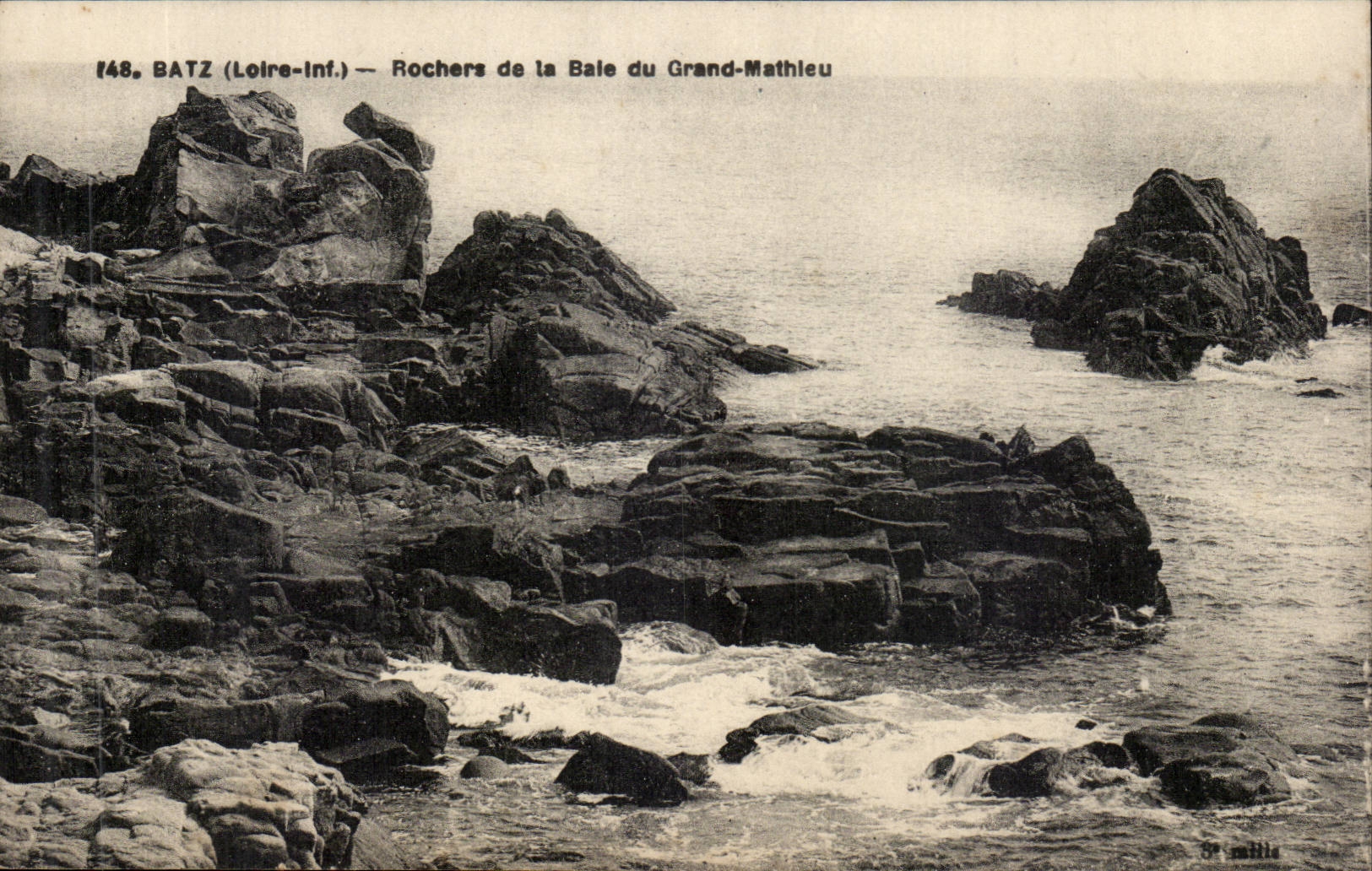 Batz CPA Rocks of bay of the Large Mathieu