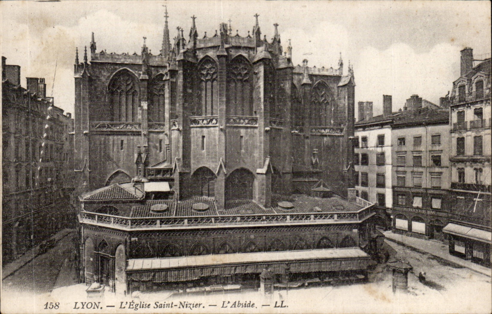 Lyon CPA the church Saint Nizier the apse