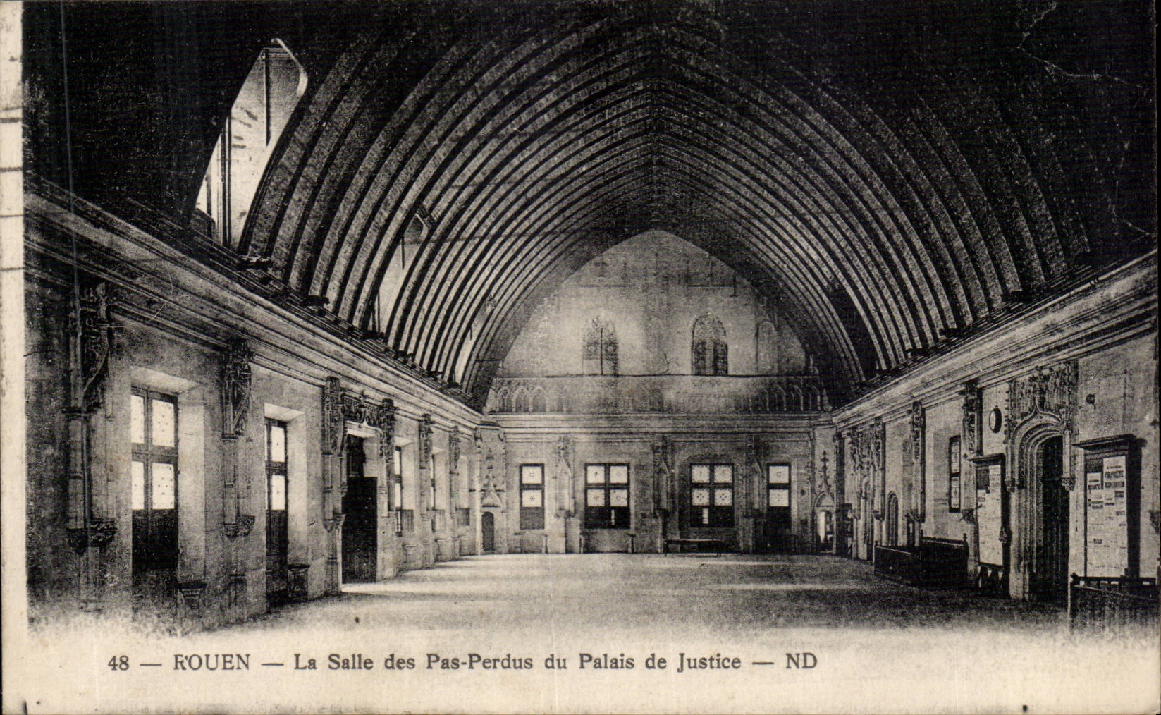 Rouen CPA the room of the lost steps of the law courts