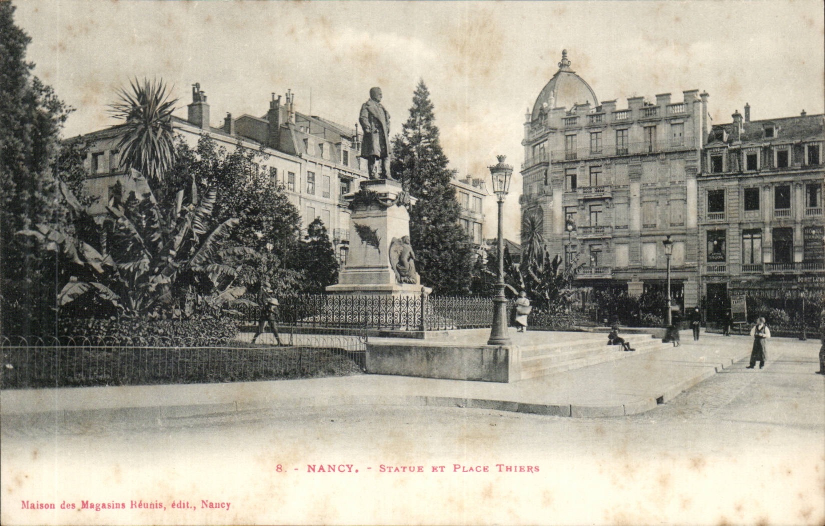 Nancy CPA Statue et place Thiers
