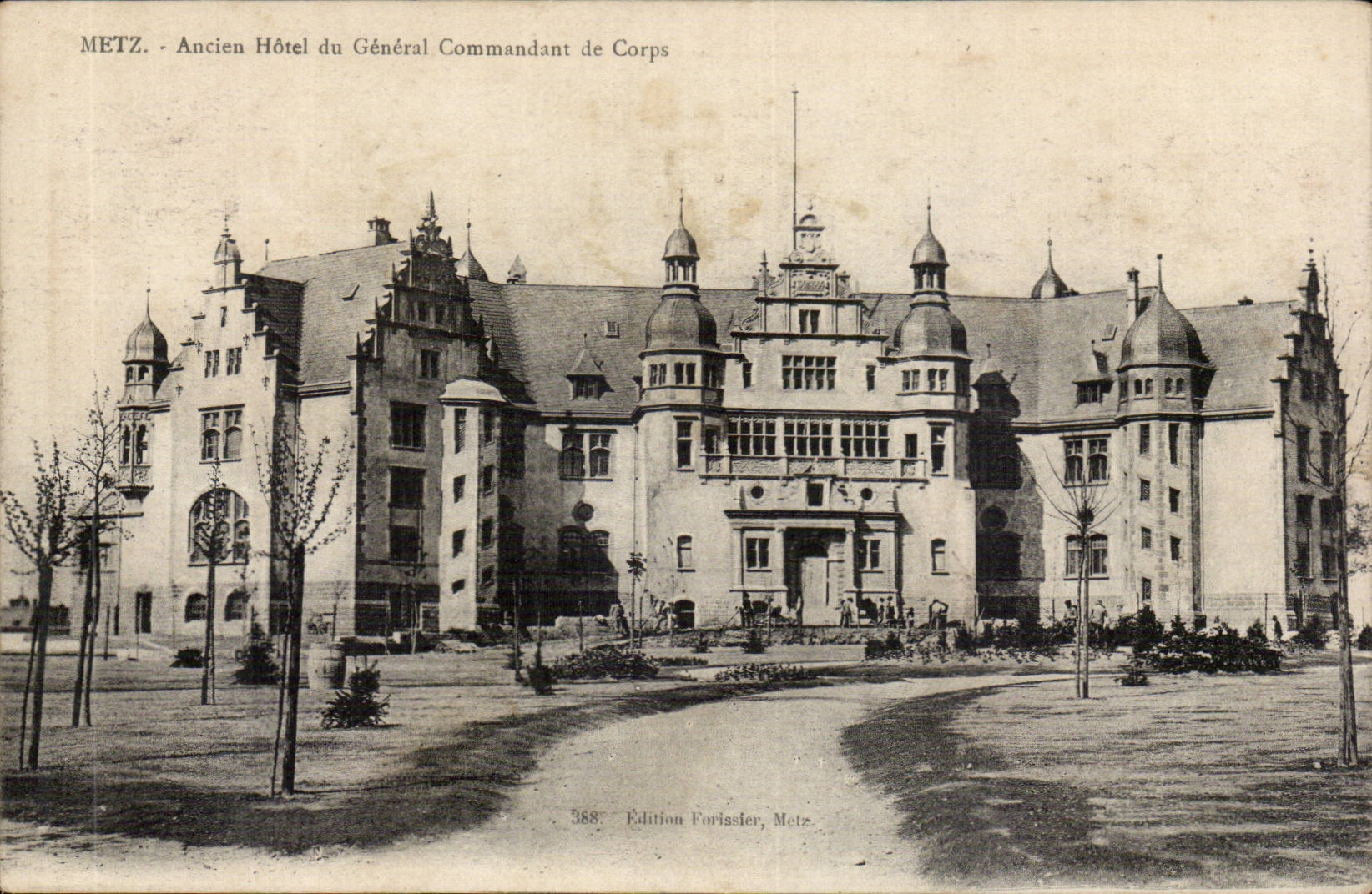 Altes Hotel Metz-CPA des allgemeinen bestellenkorpers