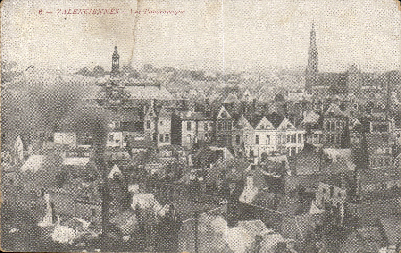 Valenciennes cPA Panoramic View