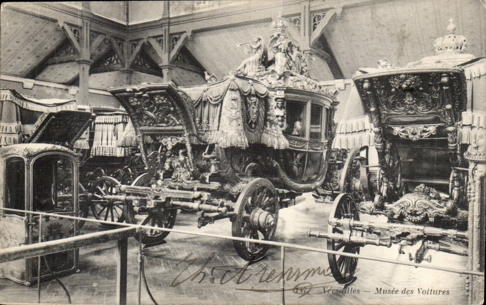 CPA Versailles Musee des voitures