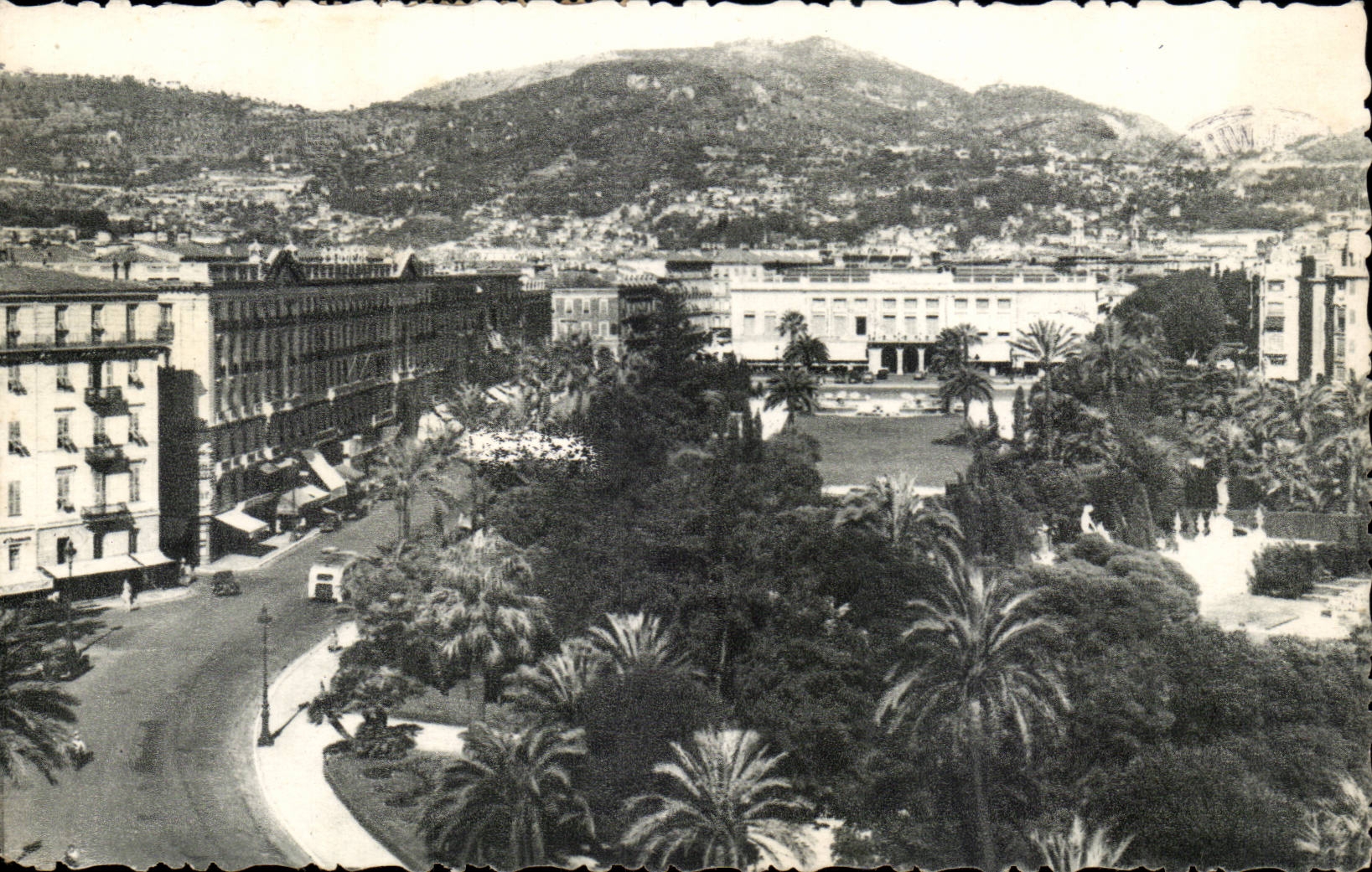 Nettes CPA die Garten Albert das 1 Kasino und das Freilufttheater