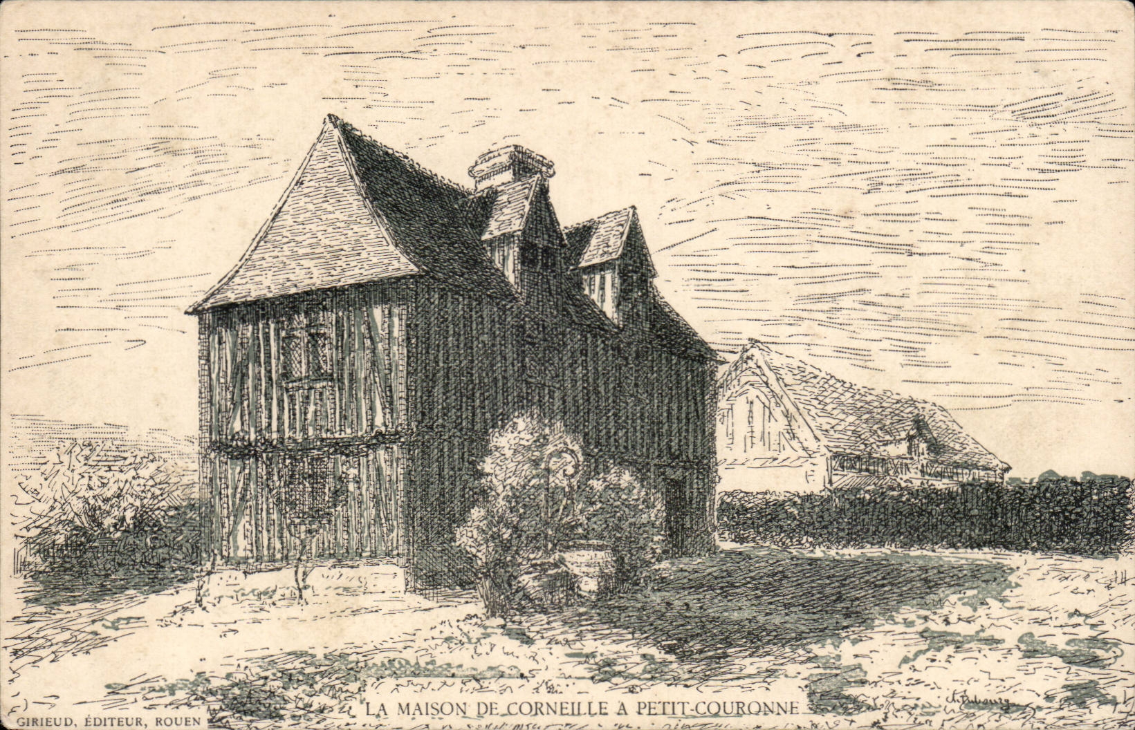 CPA La maison de Corneille a Petit Couronne