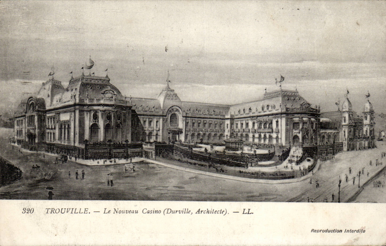 Trouville CPA das neue Kasino (Durville)