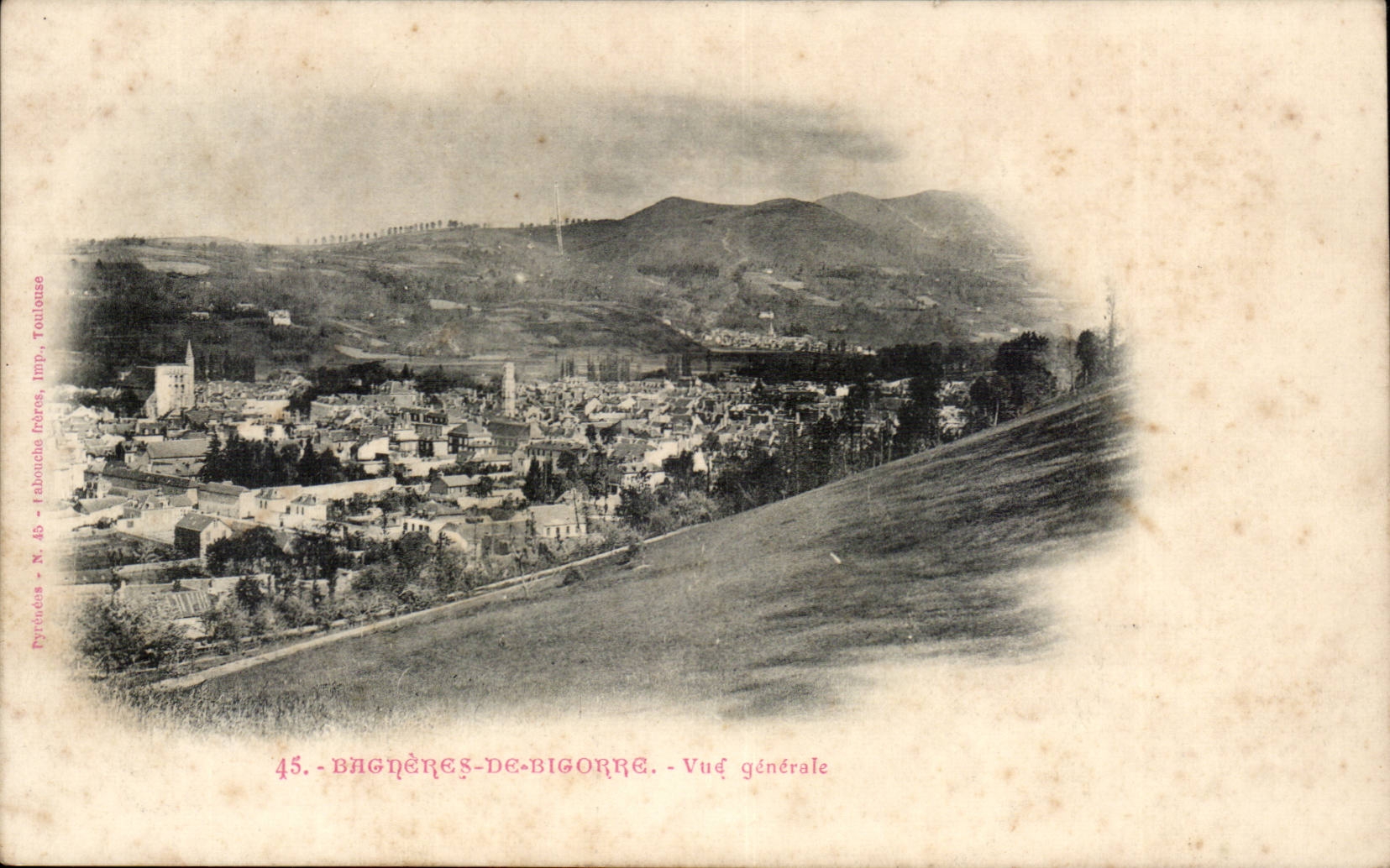 Bagneres de Bigorre CPA View