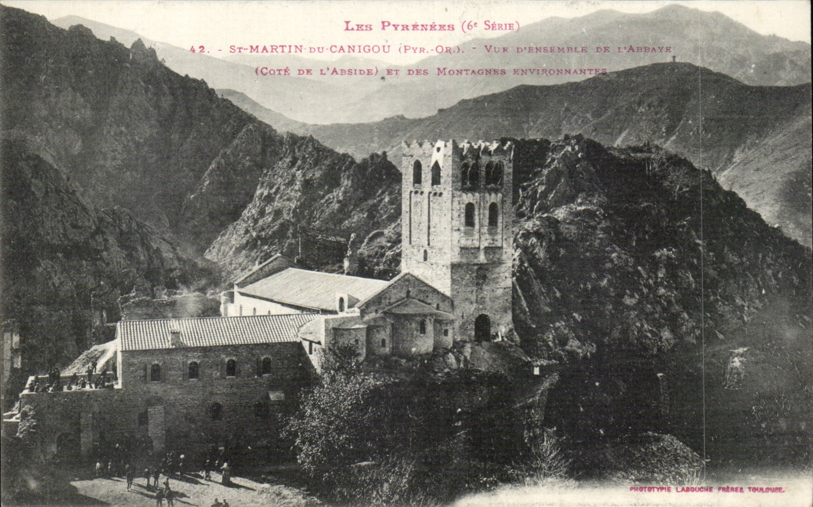 Saint Martin of Canigou CPa Overall picture of the abbey