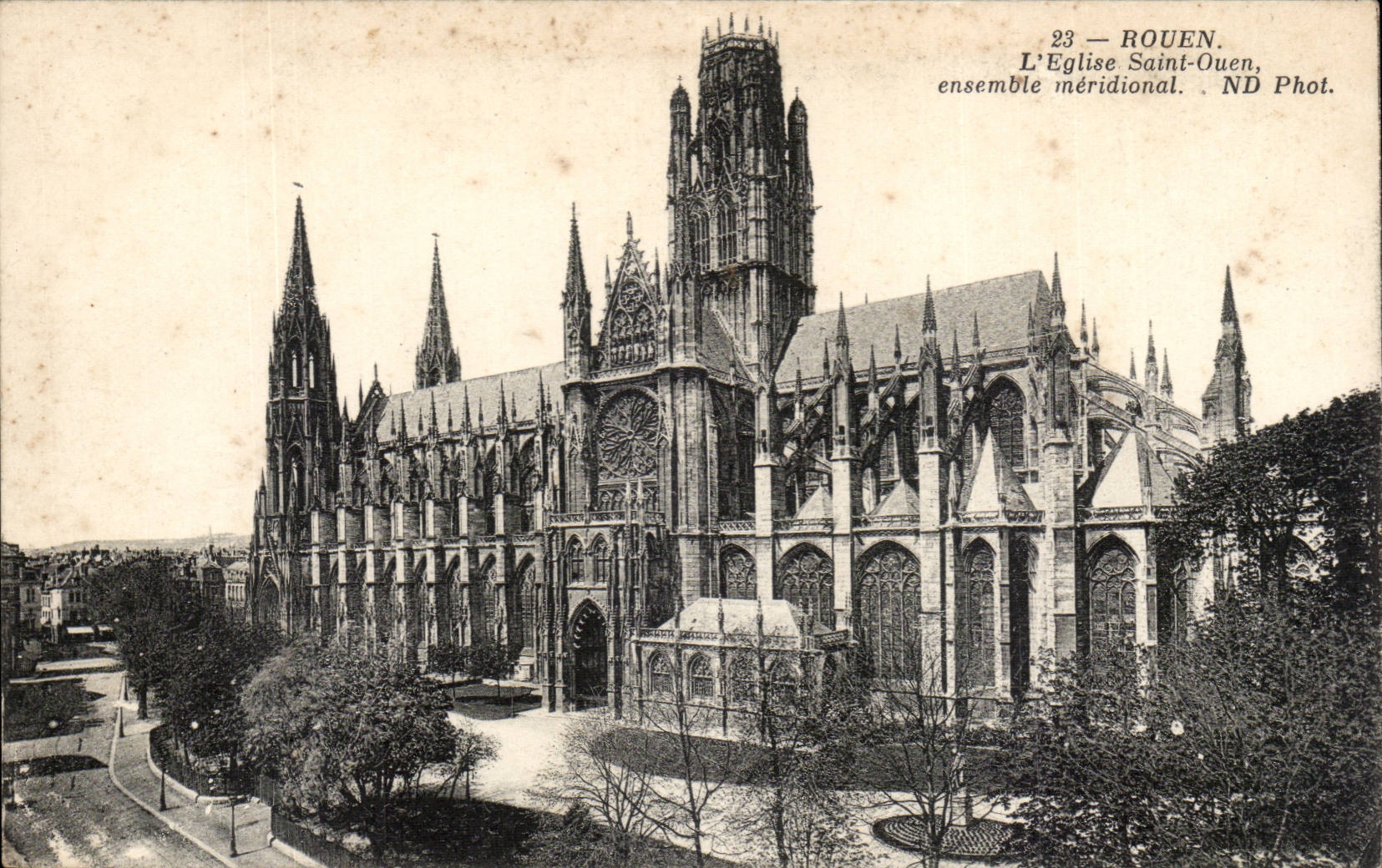Rouen CPA Church Saint ouen southernmost unit