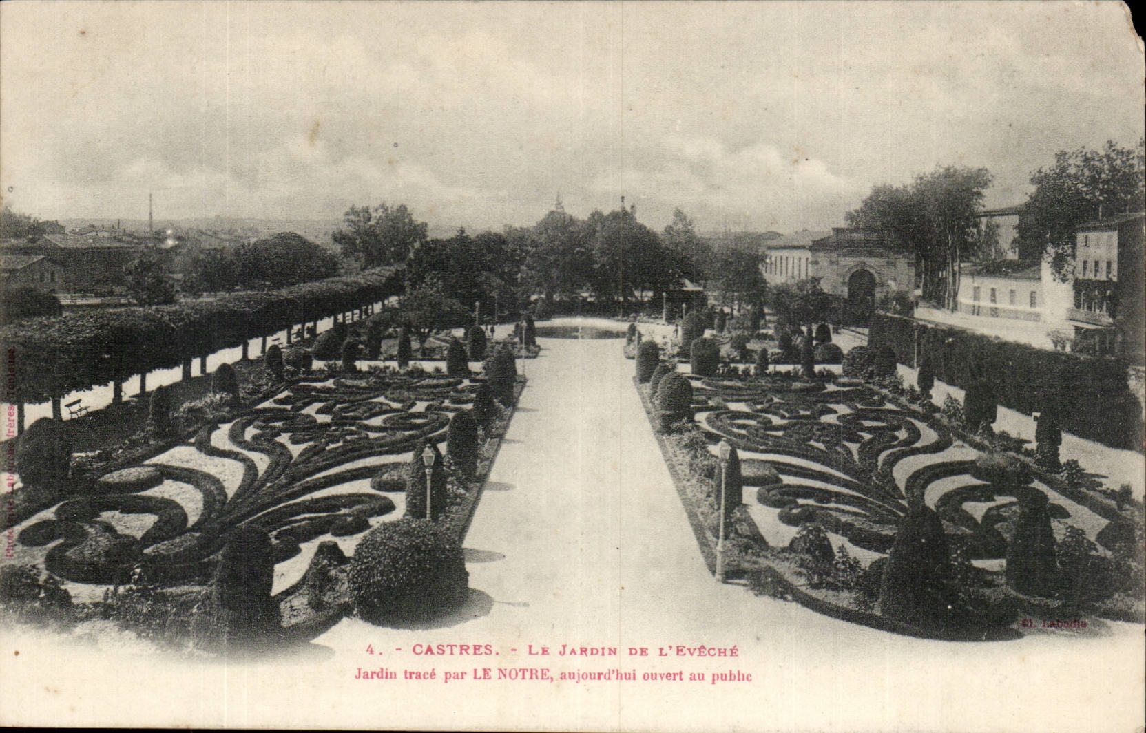 Castres CPA Garden of the eveche