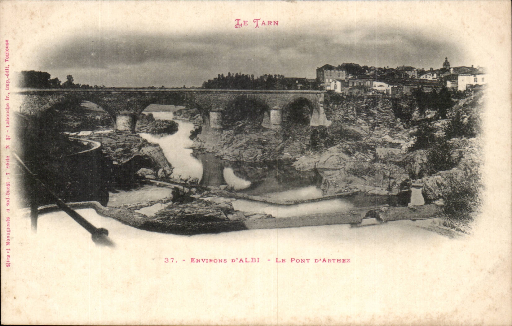 Umlagerungen Tarn-CPA der Albi-Brucke von Arthez