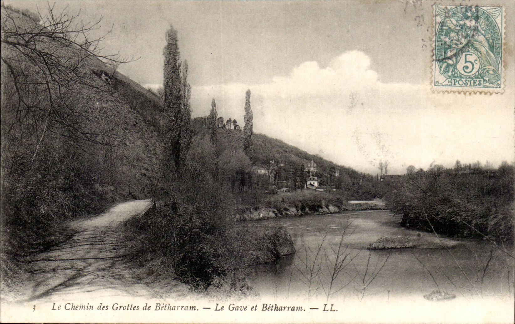 The way of the caves of Betharram CPA Gave and Betharram