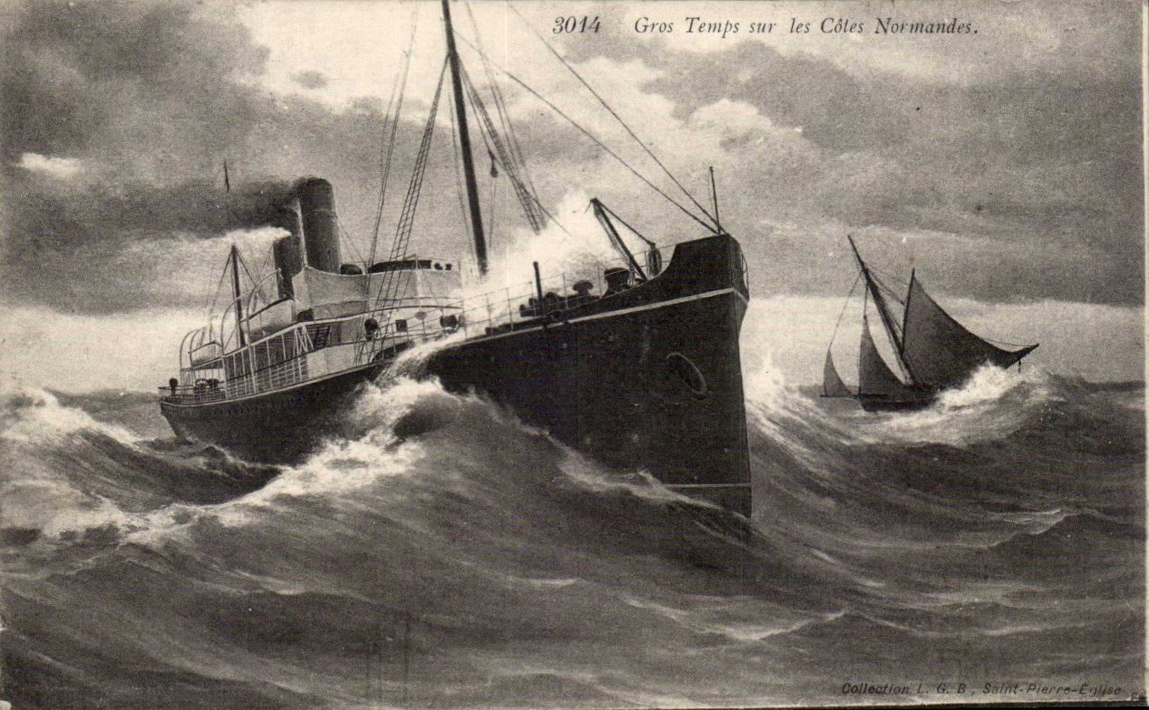 CPA heavy weather on the dimensions Normans (boat boat)