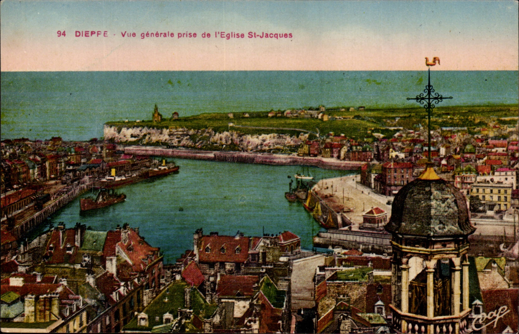 Dieppe CPA die Ansicht Saint vertreten von der Kirche Jacques