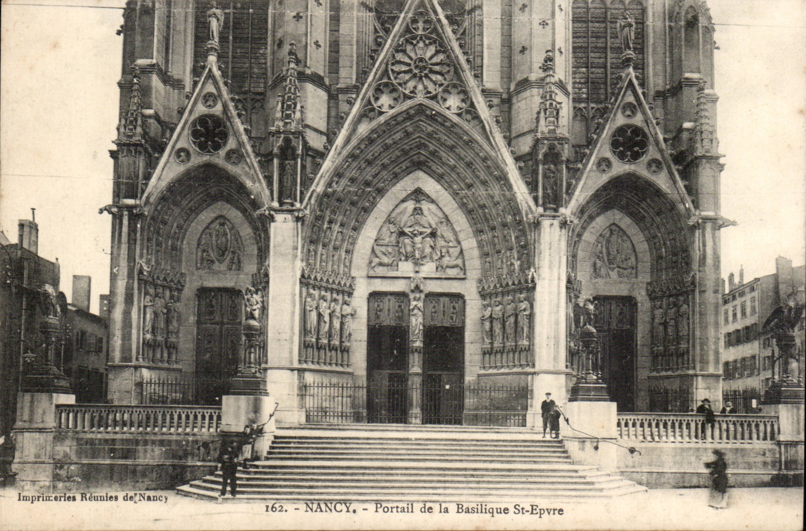 Nancy - Portail de la Basilique St Epvre - CPA