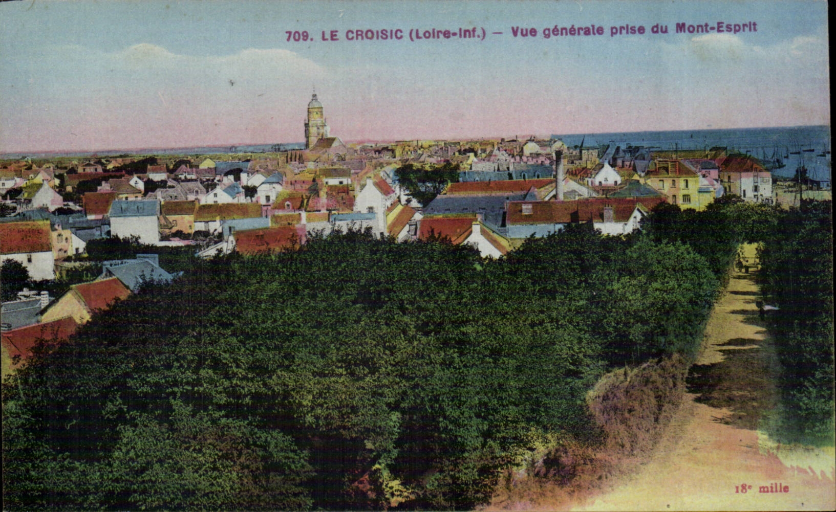 Croisic - View taken Mount Spirit - CPA