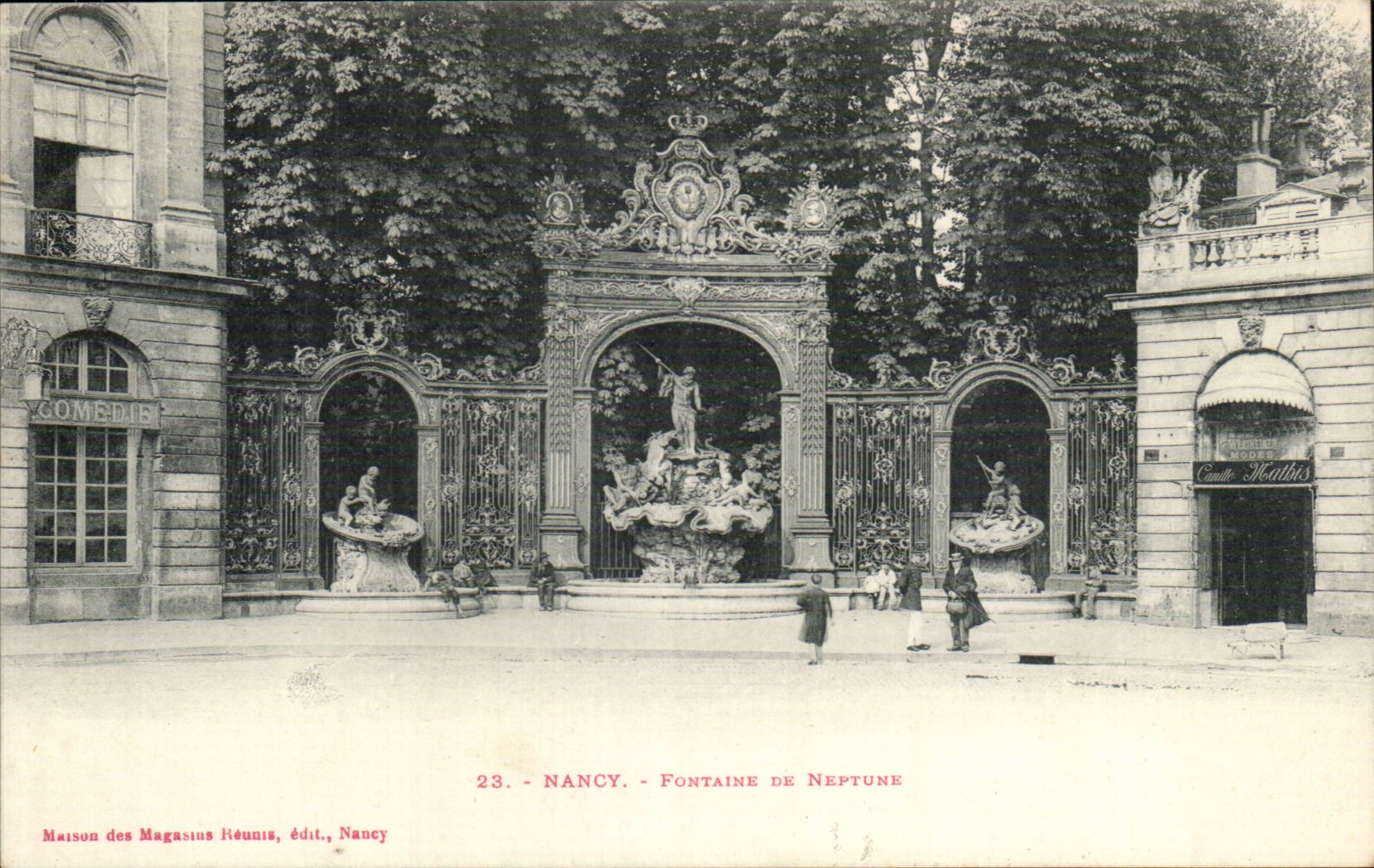 Nancy - Fontaine de Neptune - CPA 