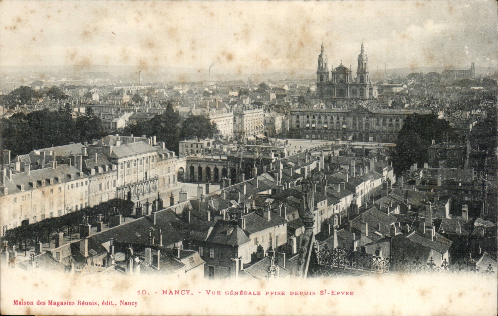 nancy - Vue Generale prise depuis St Epvre - CPA