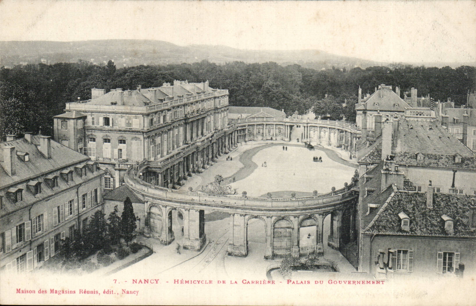 Nancy - Hemicycle de la Carriere - Palais du Gouvernement - CPA