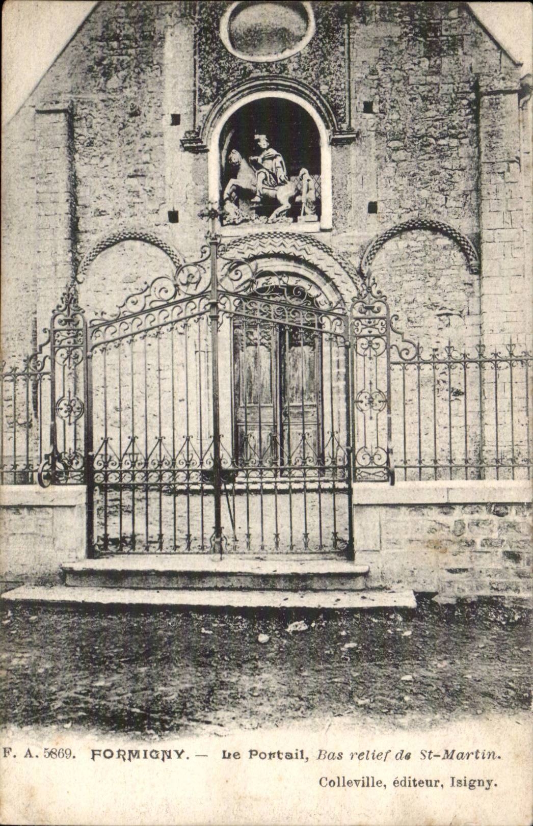 Pormigny - das Gatter - niedrige Entlastung von Str Martin - CPA