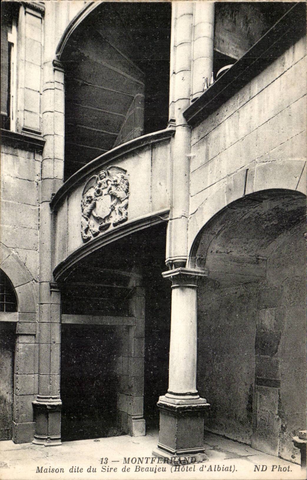 Montferrand - Maison dite de Sire de Beaujeu Hotel de l'Albiat - CPA 