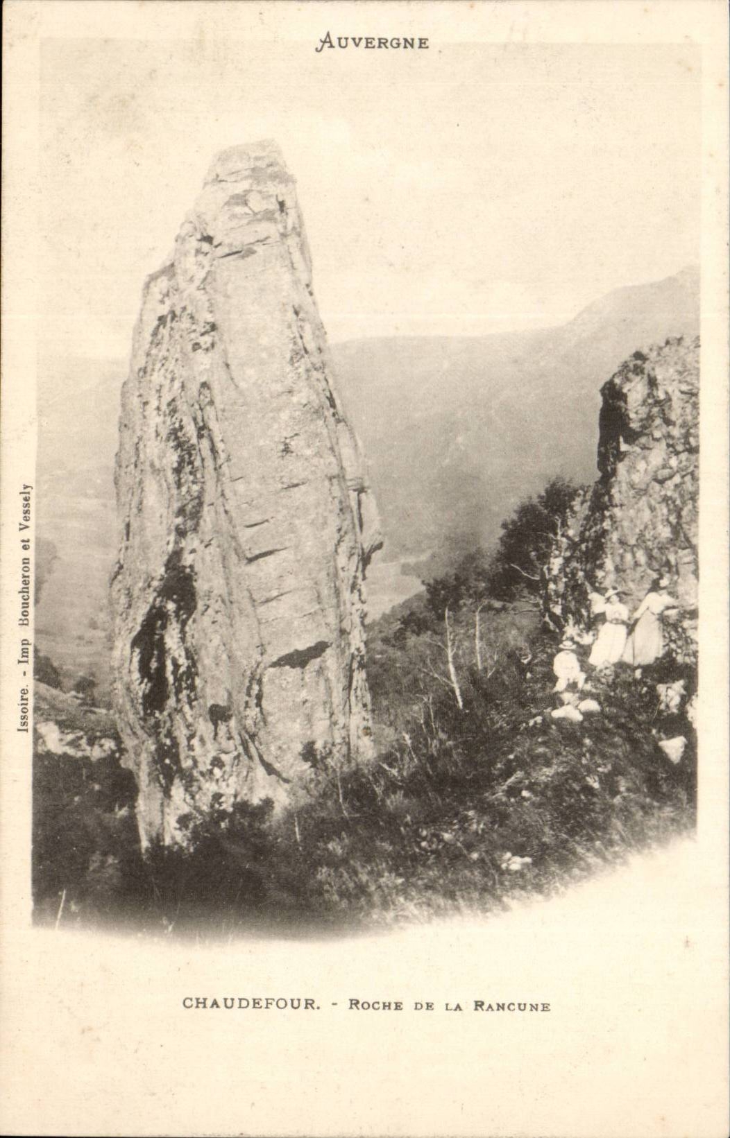 Chaudefour - Rock of Pancour - CPA