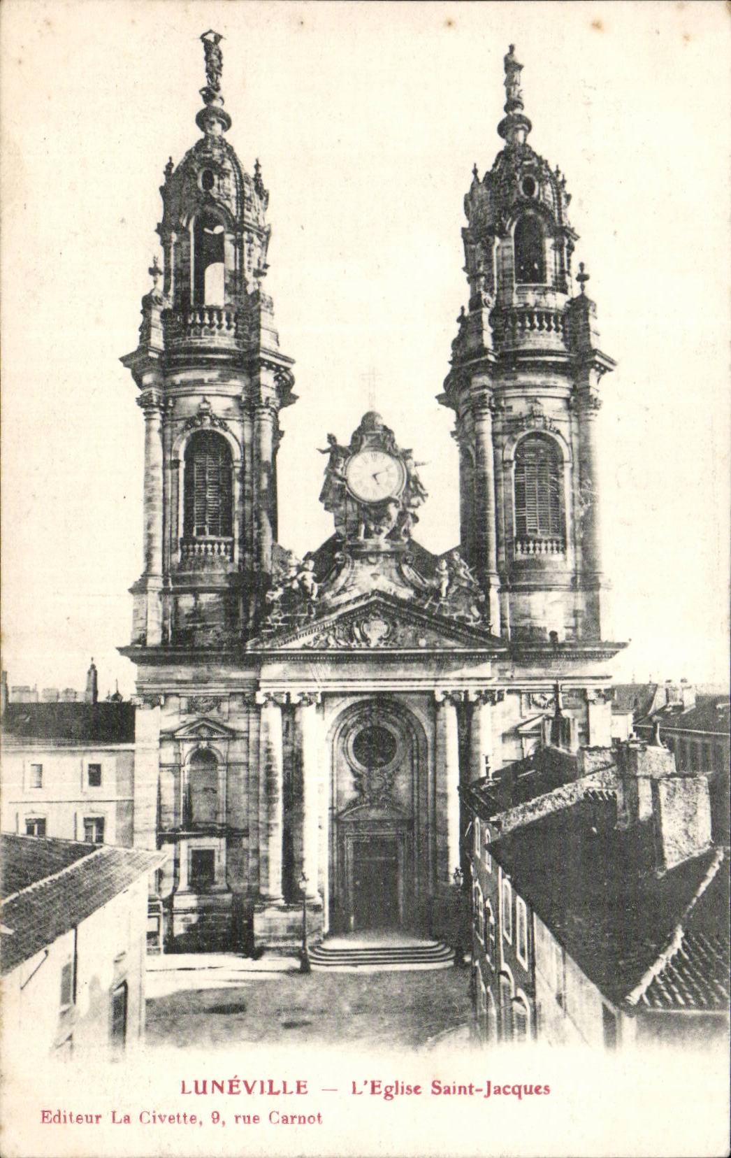 Luneville CPA Eglise Saint Jacques
