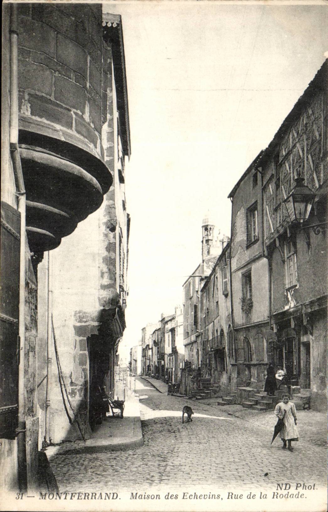 Montferrand CPA House of the Aldermen Street of Rodade