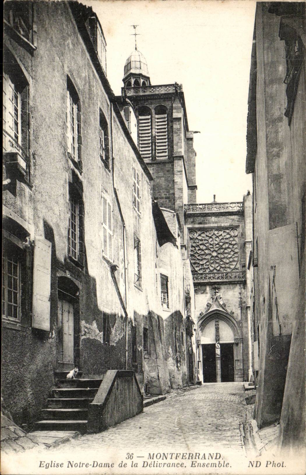 Montferrand CPA Notre Dame church of the Delivery Together