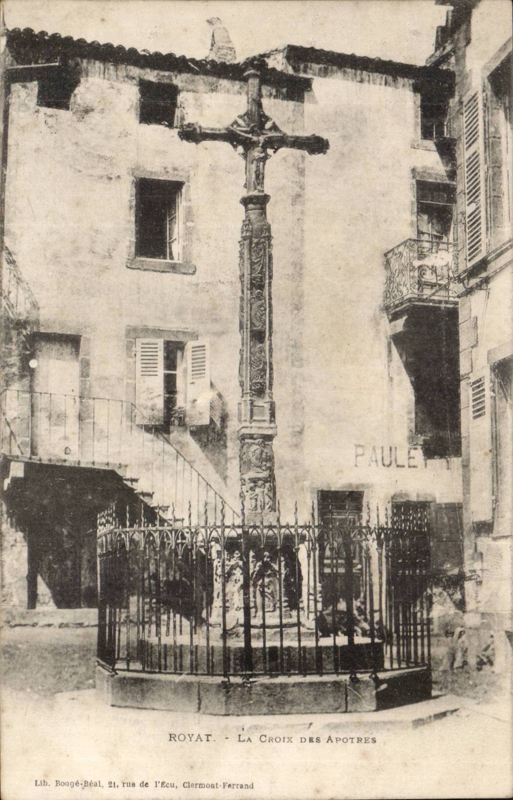 Royat CPA the cross of the apostles