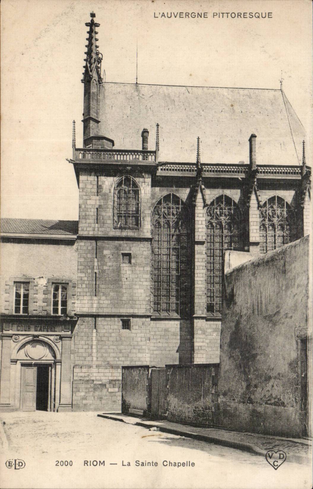 Riom CPA La grande chapelle