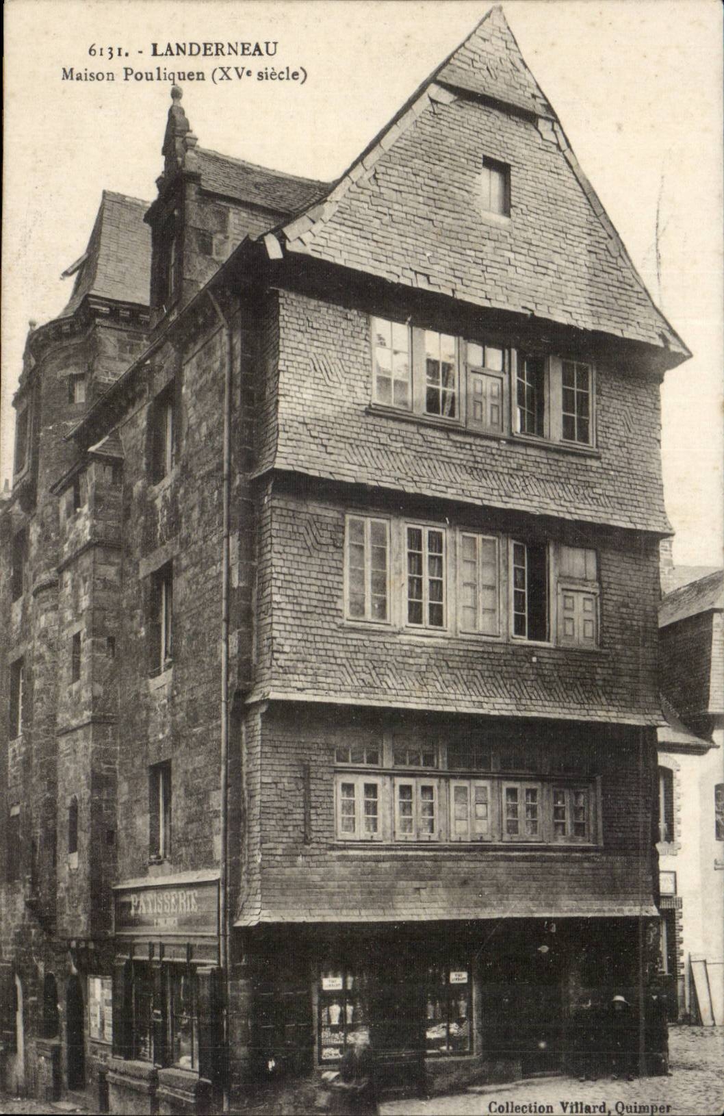 Landerneau CPA Maion Pouliquen (15th)