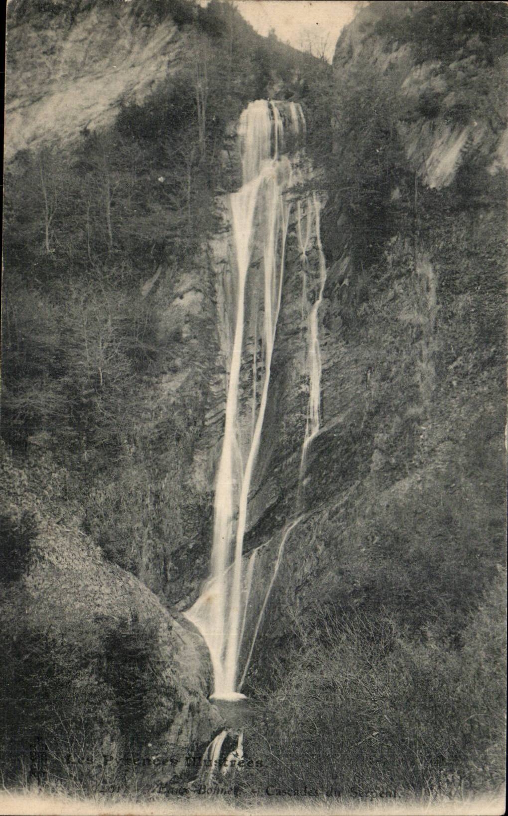 Eaux Bonnes CPA Cascades of the snake
