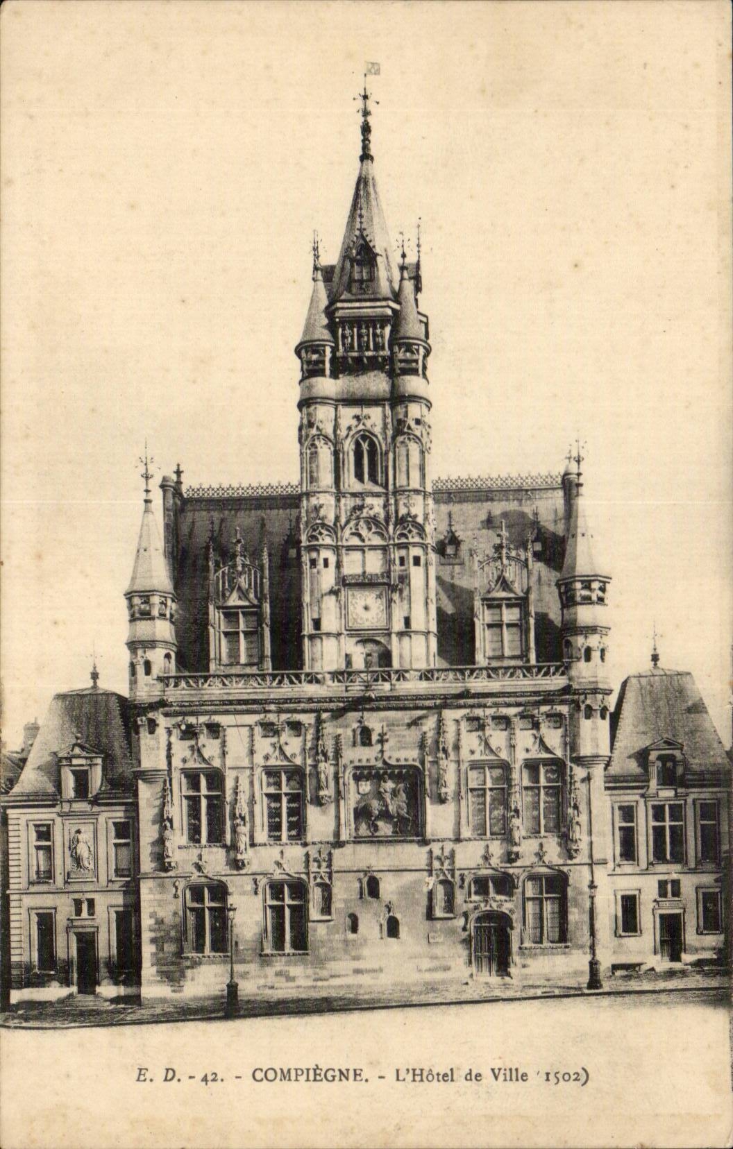 Compiegne cPA Rathaus